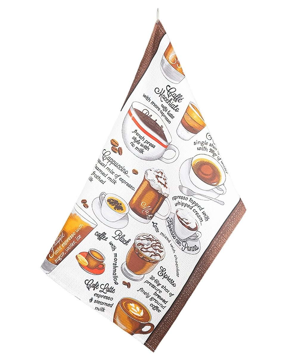 Bellatex kuchyňská utěrka vaflová 306 KAFÍČKO, hnědá 1 kus, 50x70cm