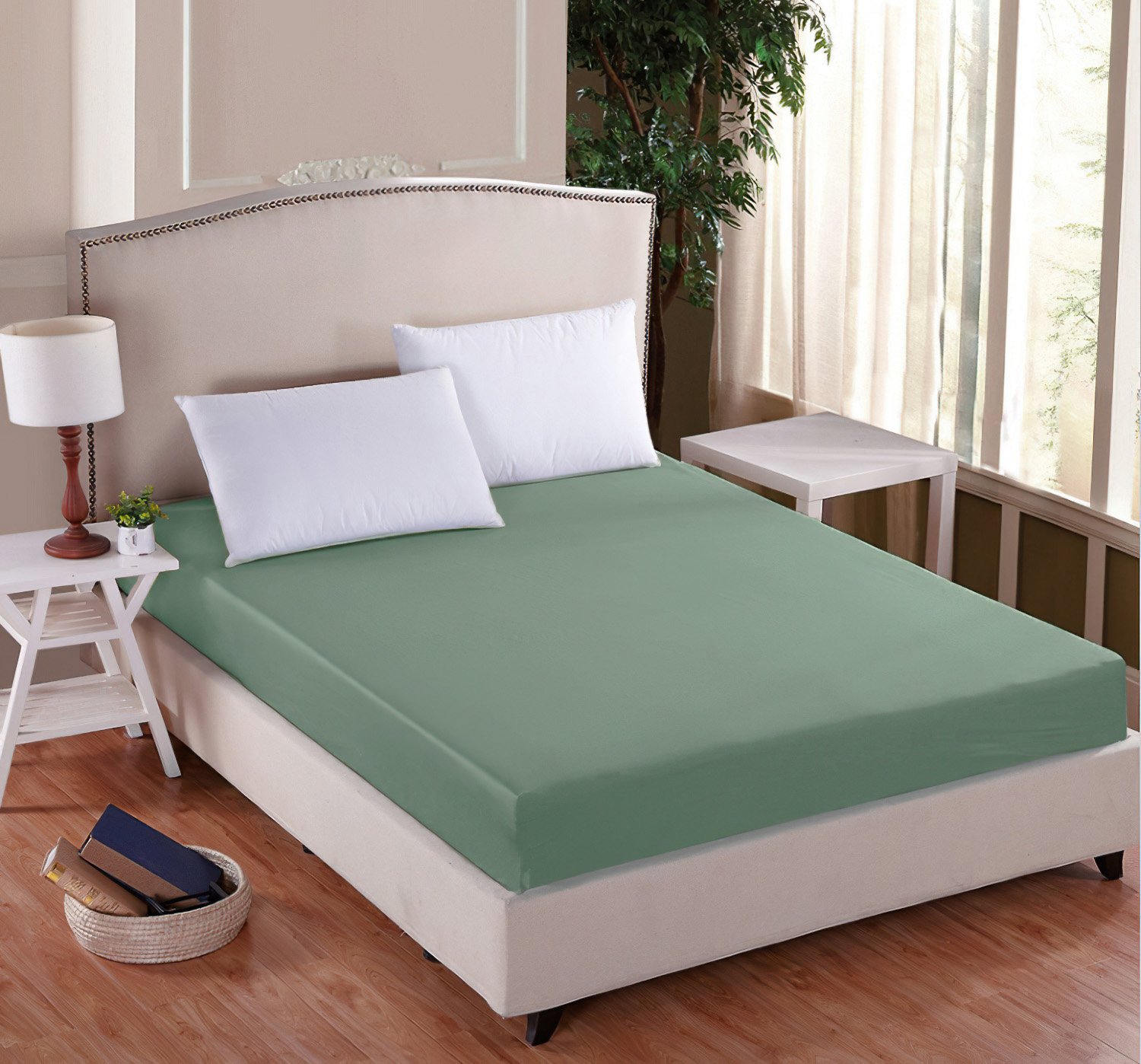 Entuzia Luxusní napínací mako-jersey prostěradlo s lycrou DELUXE 90x200cm elastické, peppermint