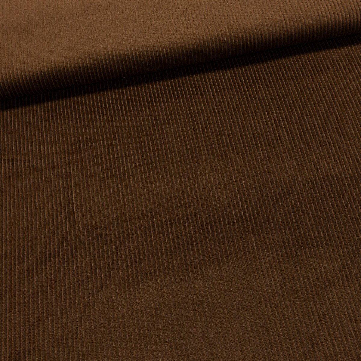 Manšestr bavlněný KORD 2640 D, jednobarevná hnědá, š.140cm (látka v metráži)