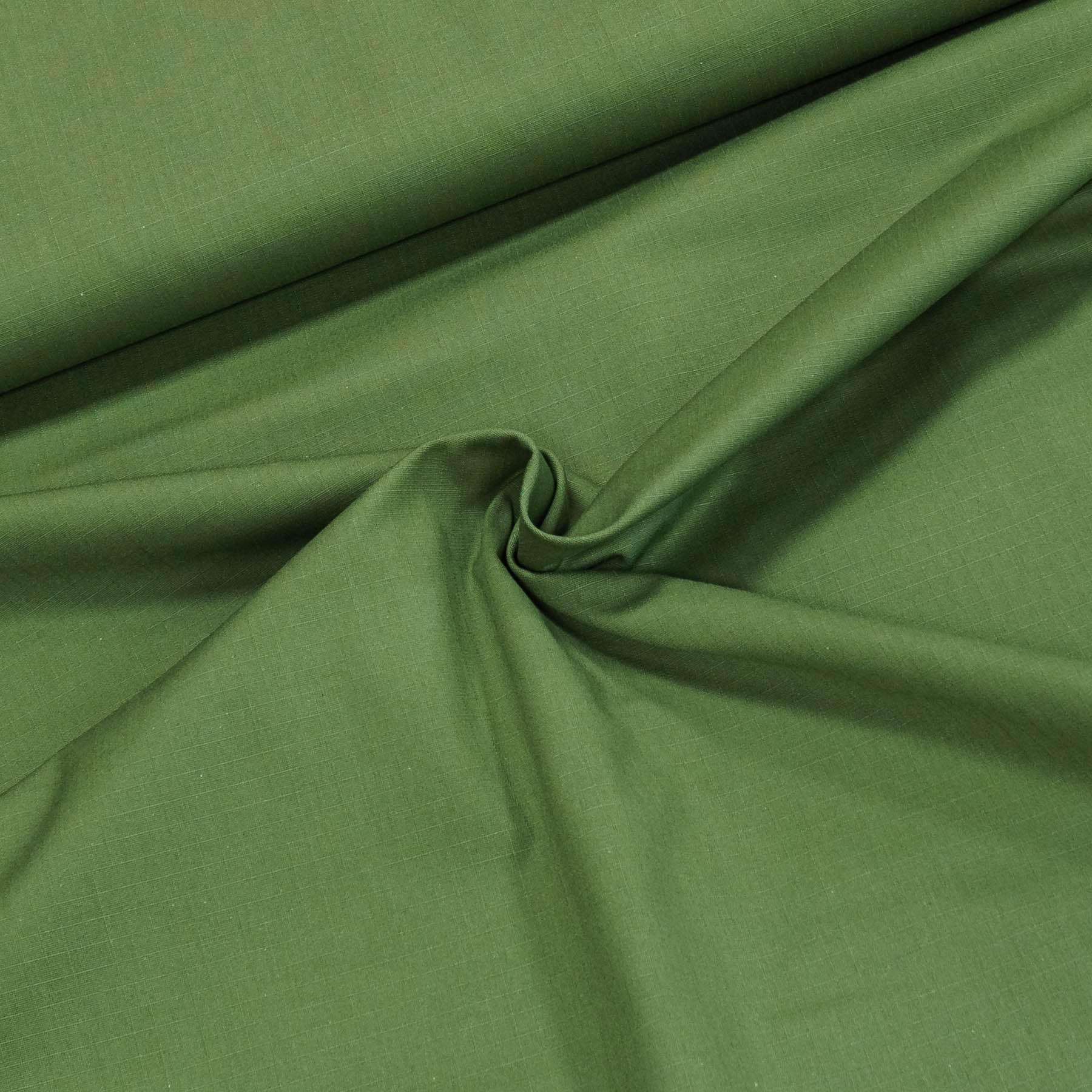 Maskáčovina BONNIE UNI EL NyCo Ripstop, 195 g/m², jednobarevná khaki zelená, š. 160 cm (látka v metráži)