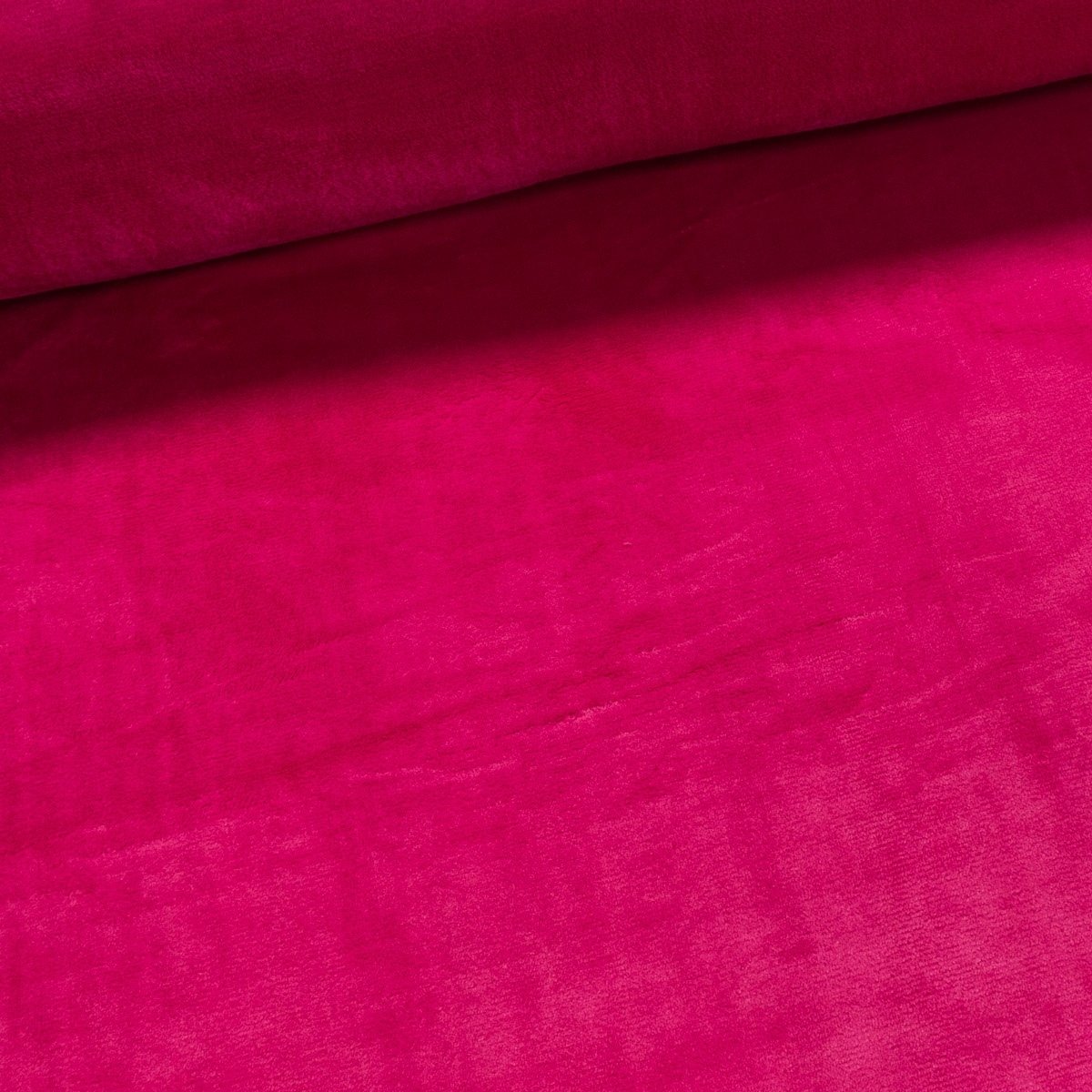Mikroflanel / flanel fleece jednobarevná fuchsiová, š.150cm, (látka v metráži)