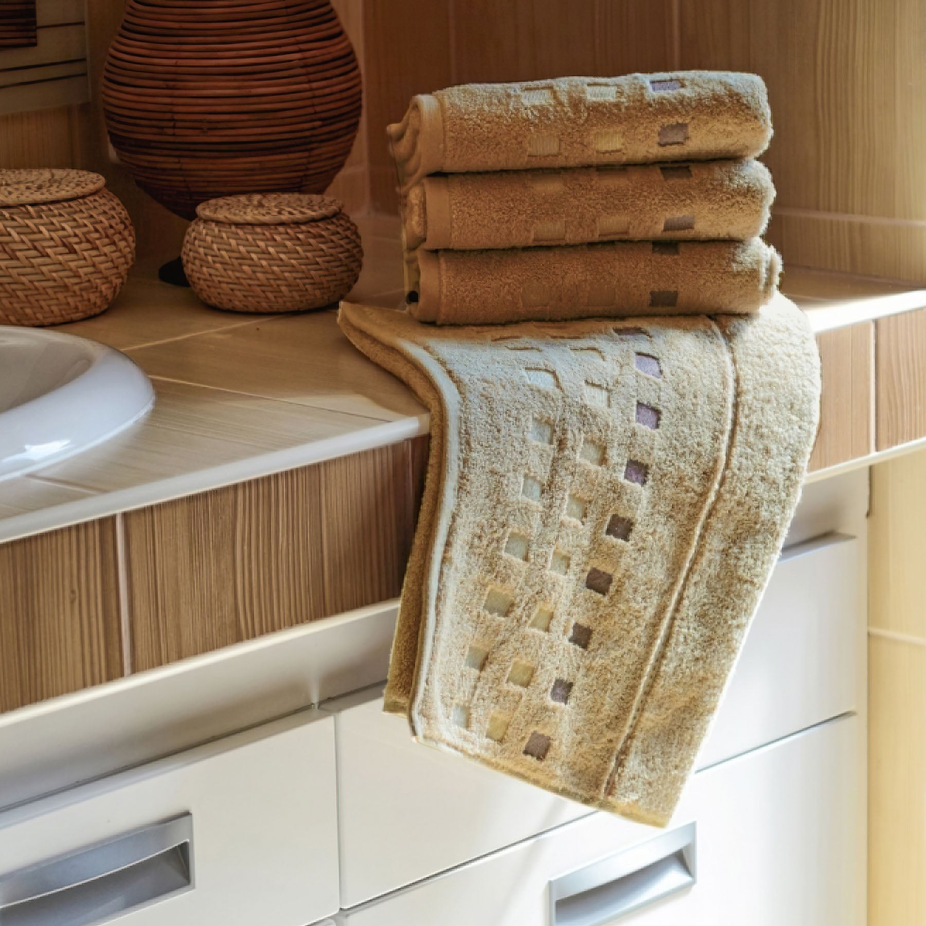 Jiří Polášek mikrofroté osuška ZORA, béžová, 70x140cm