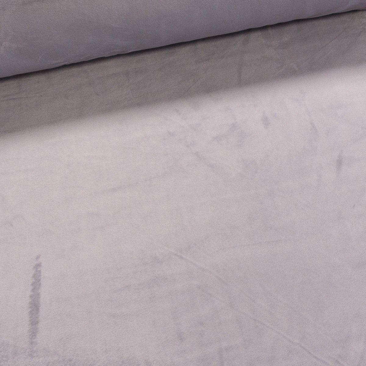 Mikroplyš / VELBOA / minky hladké 391217 světle šedá, š.150cm (látka v metráži)
