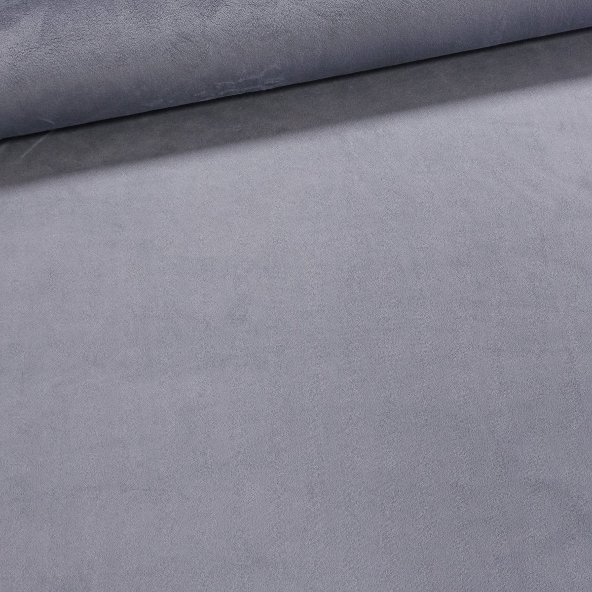 Mikroplyš / VELBOA / minky hladké 391218 šedá, š.150cm (látka v metráži)