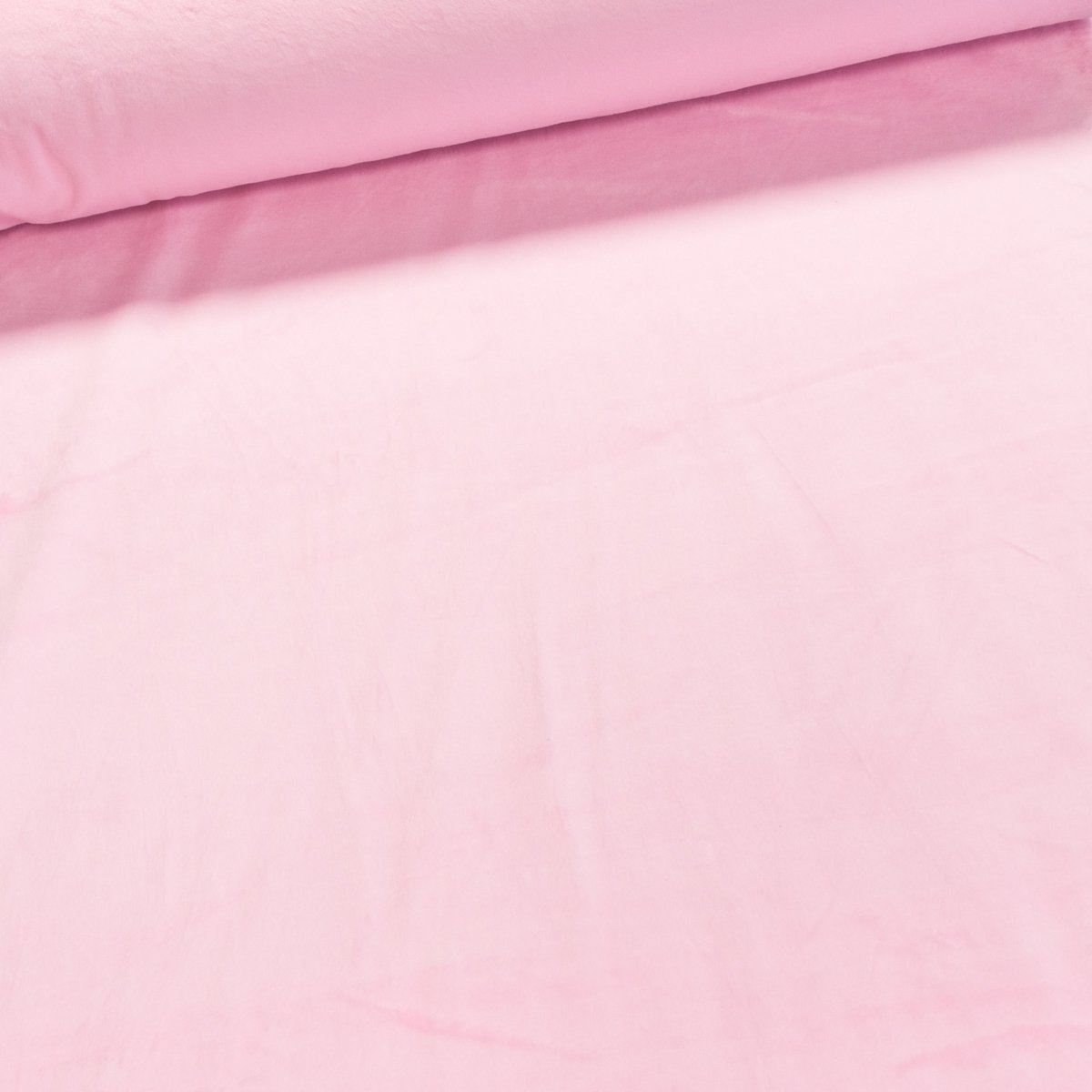 Mikroplyš VELBOA minky hladké 39123 light růžová, š.150cm (látka v metráži)