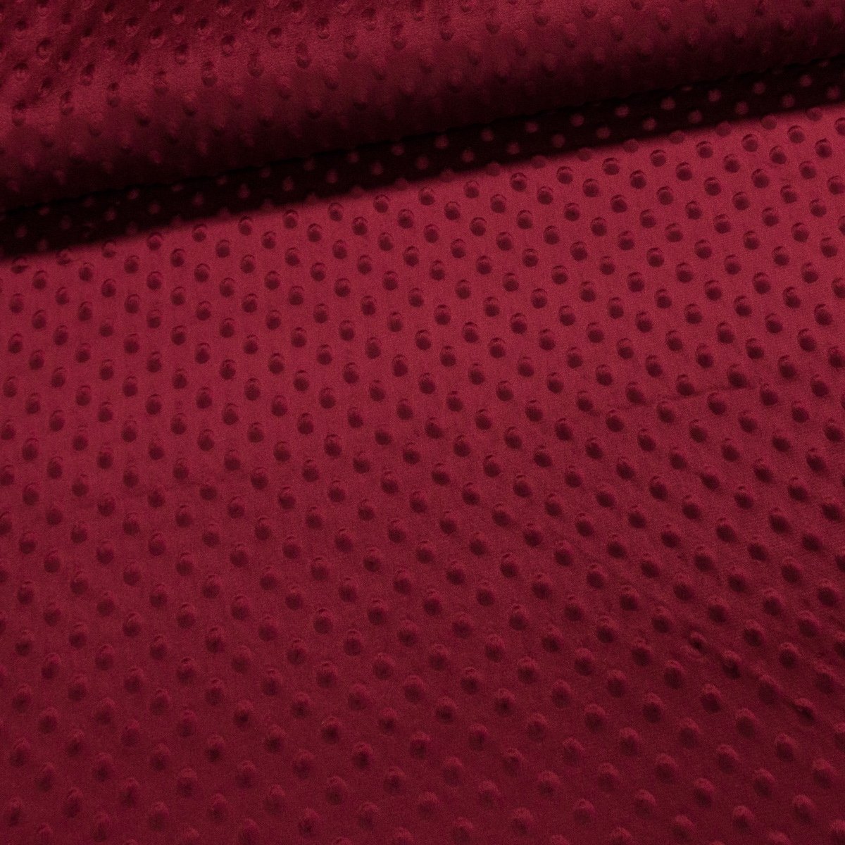 Minky 60701165 jednobarevná bordó, š.150cm (látka v metráži)