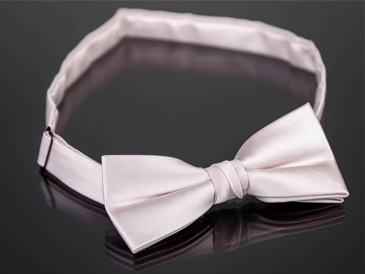 Motýlek pánský AMJ světle růžový MP005