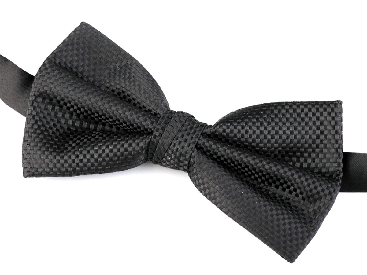 Stoklasa Motýlek pánský 720565/5 černý kostkovaný vzor