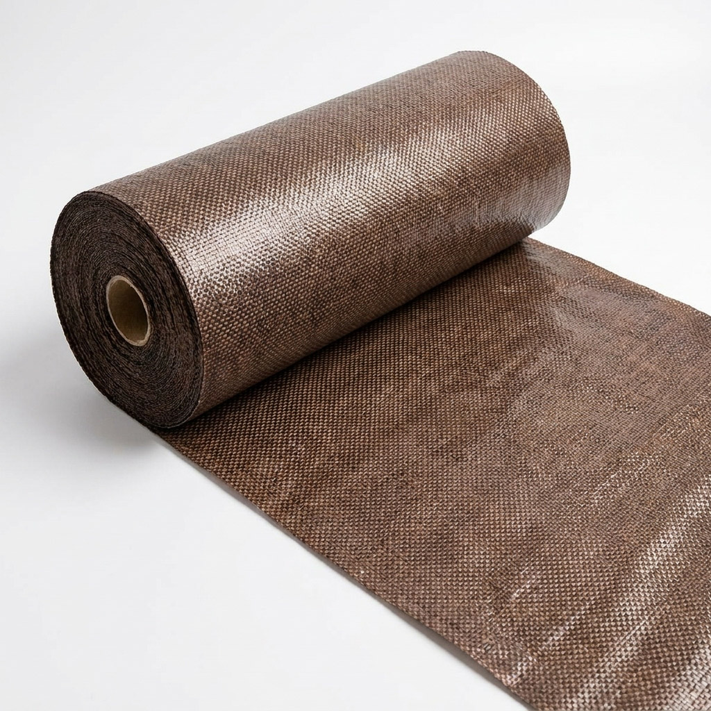 Mulčovací netkaná textilie AGROPLA ECO, rozložitelná, gramáž 120 g/m2, hnědá, š.110cm (látka v metráži)