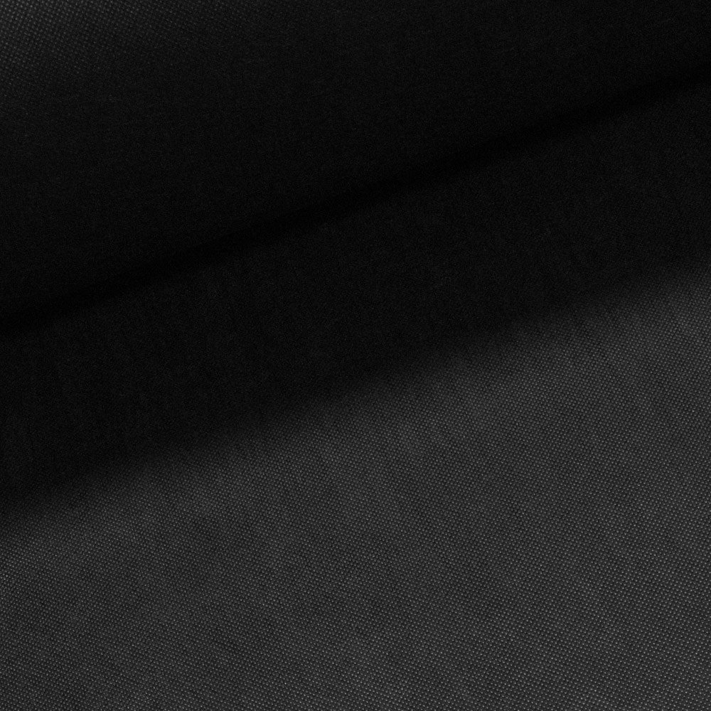 BPP Netkaná textilie, černá, š. 160cm, 50g/m2, středně pevná (látka v metráži)