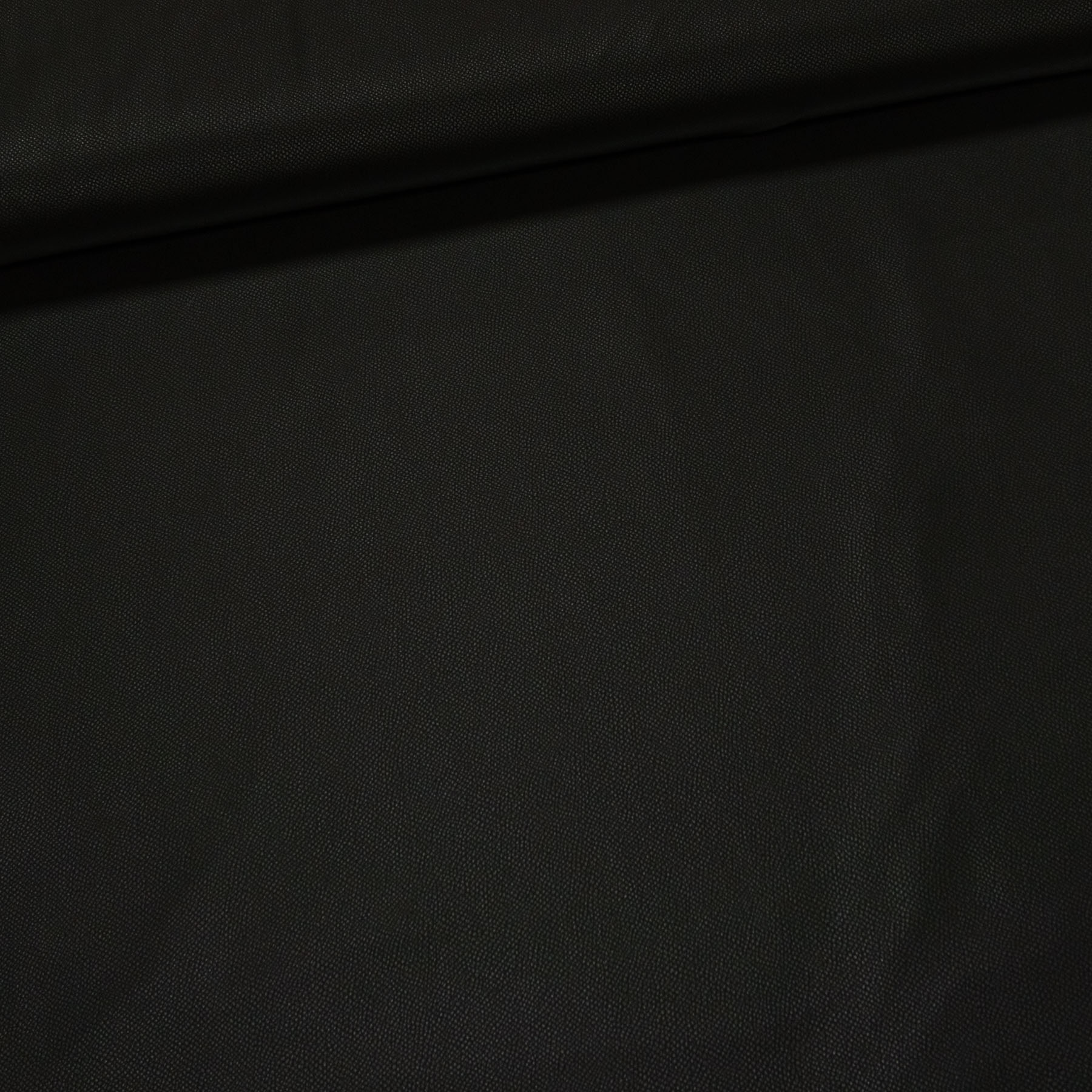 Oděvní látka KOŽENKA N6949, černá, drobný vzor, rub počesaná, š.145cm (látka v metráži)