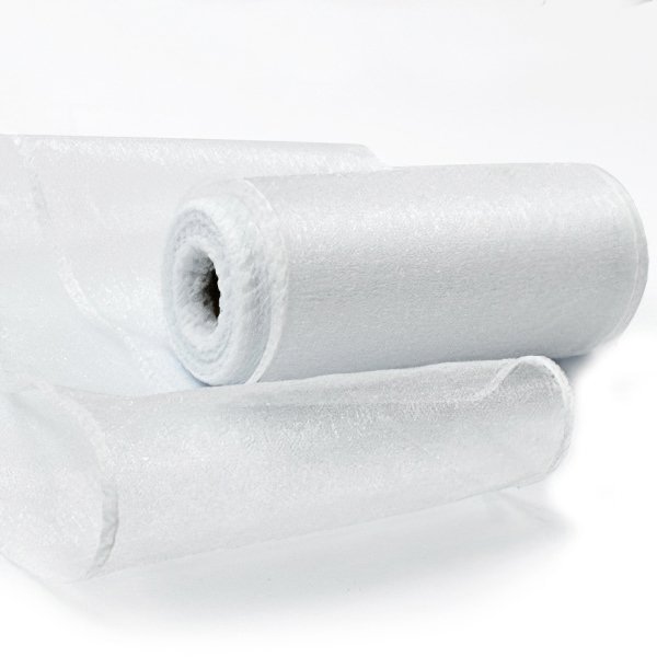 Organza dekorační 45536/5121 bílá šíře 12cm, návin 9m