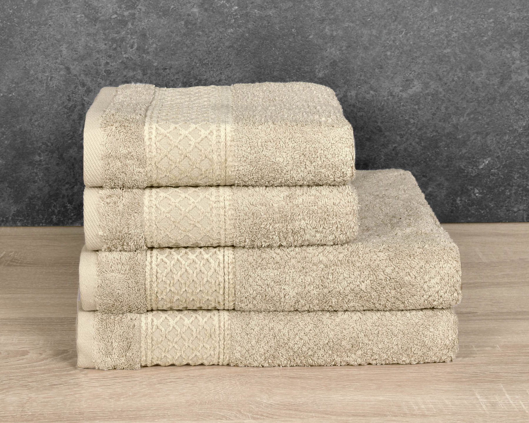 Forbyt ručník EGYPT NEFRIT s egyptské bavlny, světle béžový, 50x100cm