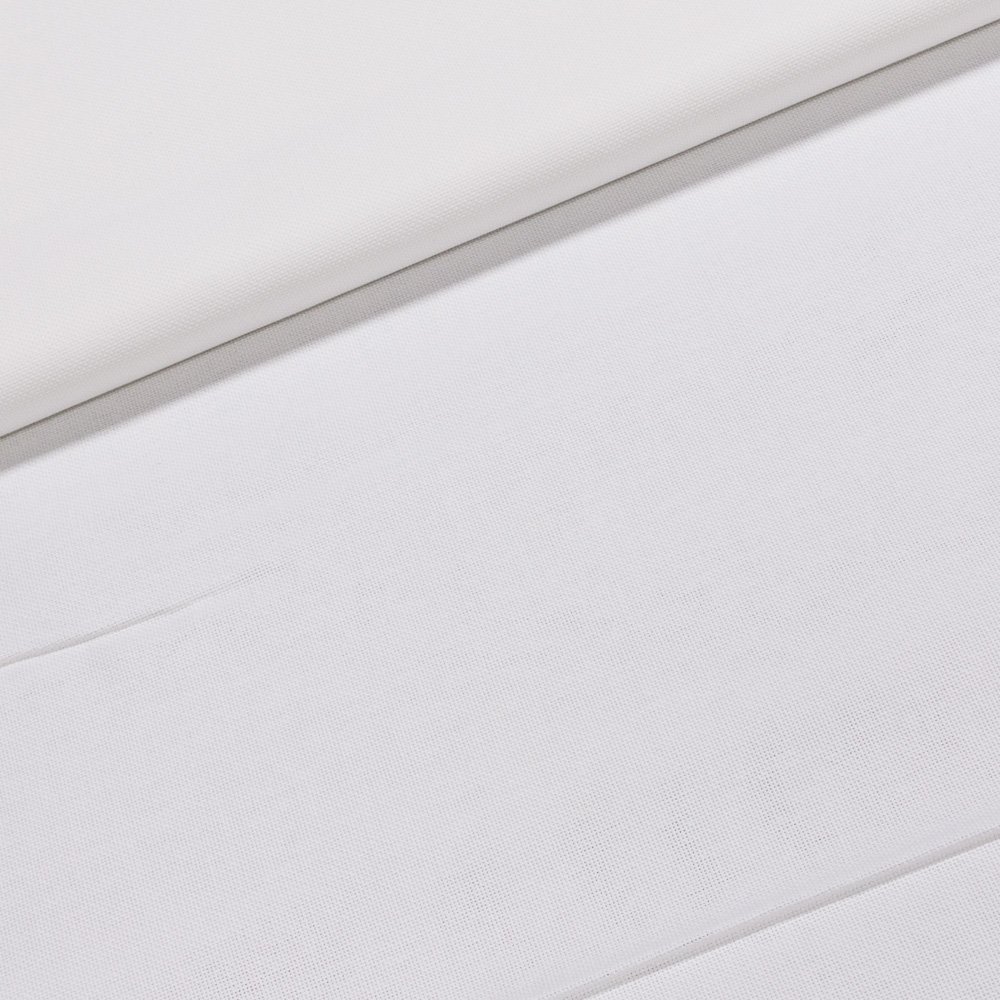 Vyšívací látka PANAMA jednobarevná bílá, š.140cm (látka v metráži)