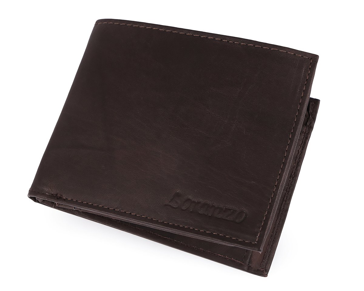 TextilCentrum.cz Pánská kožená peněženka 810513/01, tmavě hnědá, matná, 10 x 12 x 2,5 cm
