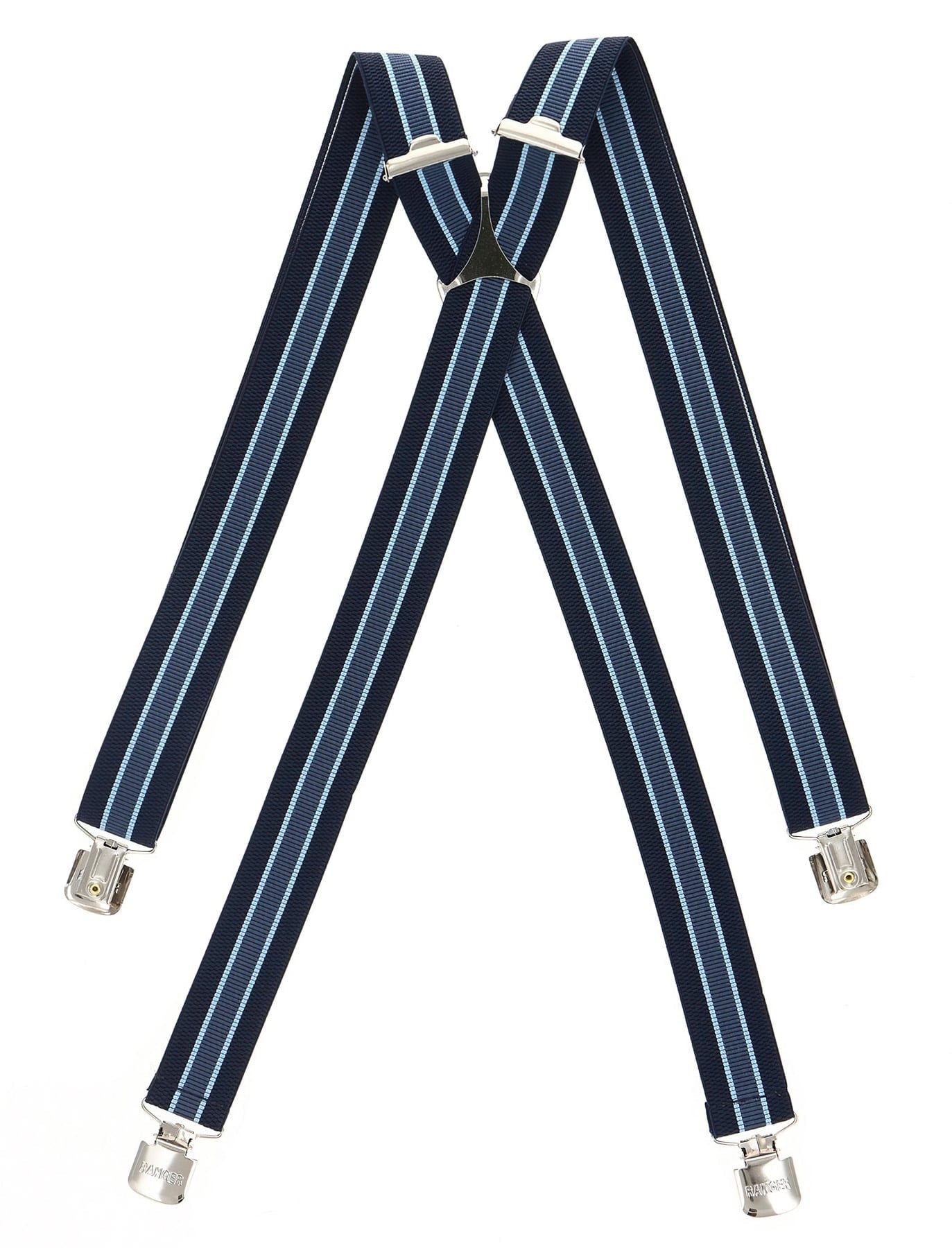 Ranger Šle pánské RANGER Dt30.026, délka 130cm, šíře 3cm, tvar X, modré pruhy