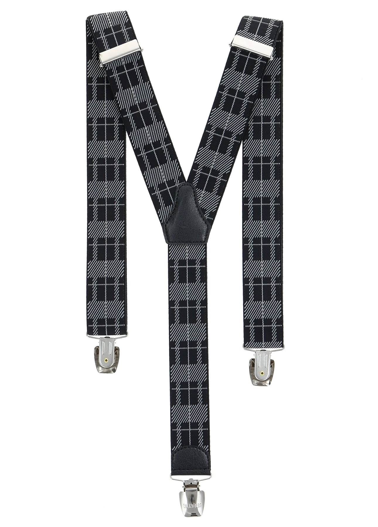 Ranger Šle pánské RANGER Dyz35.043, délka 130cm, šíře 3,5cm, tvar Y, černošedá kostka