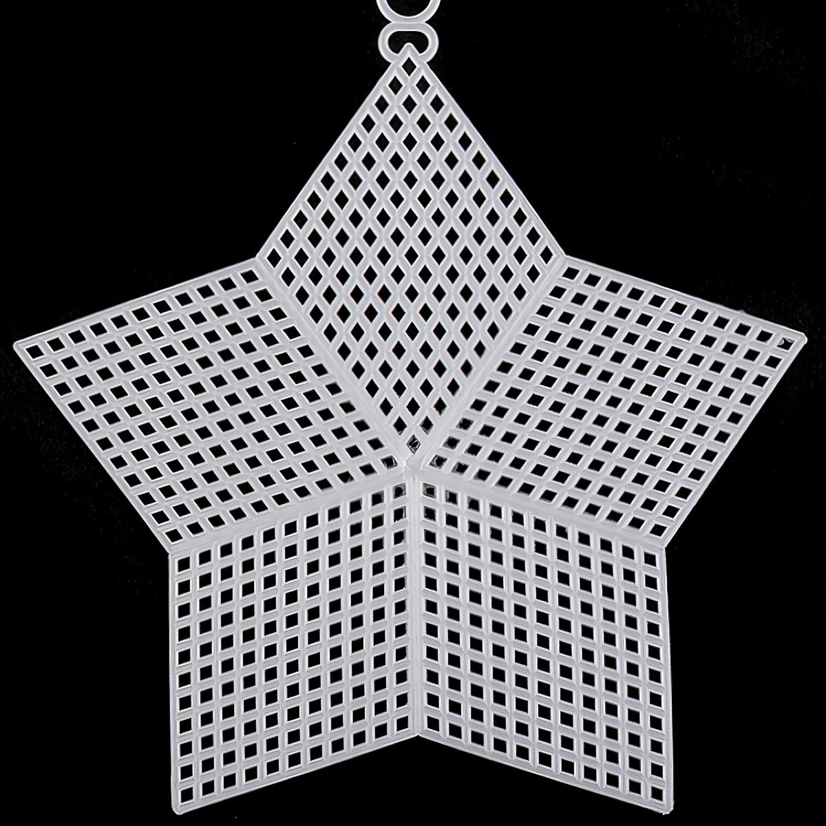 Stoklasa Plastová kanava, vyšívací mřížka na vyšívání a tapiko 740489/2, bílá, hnězda 14cm