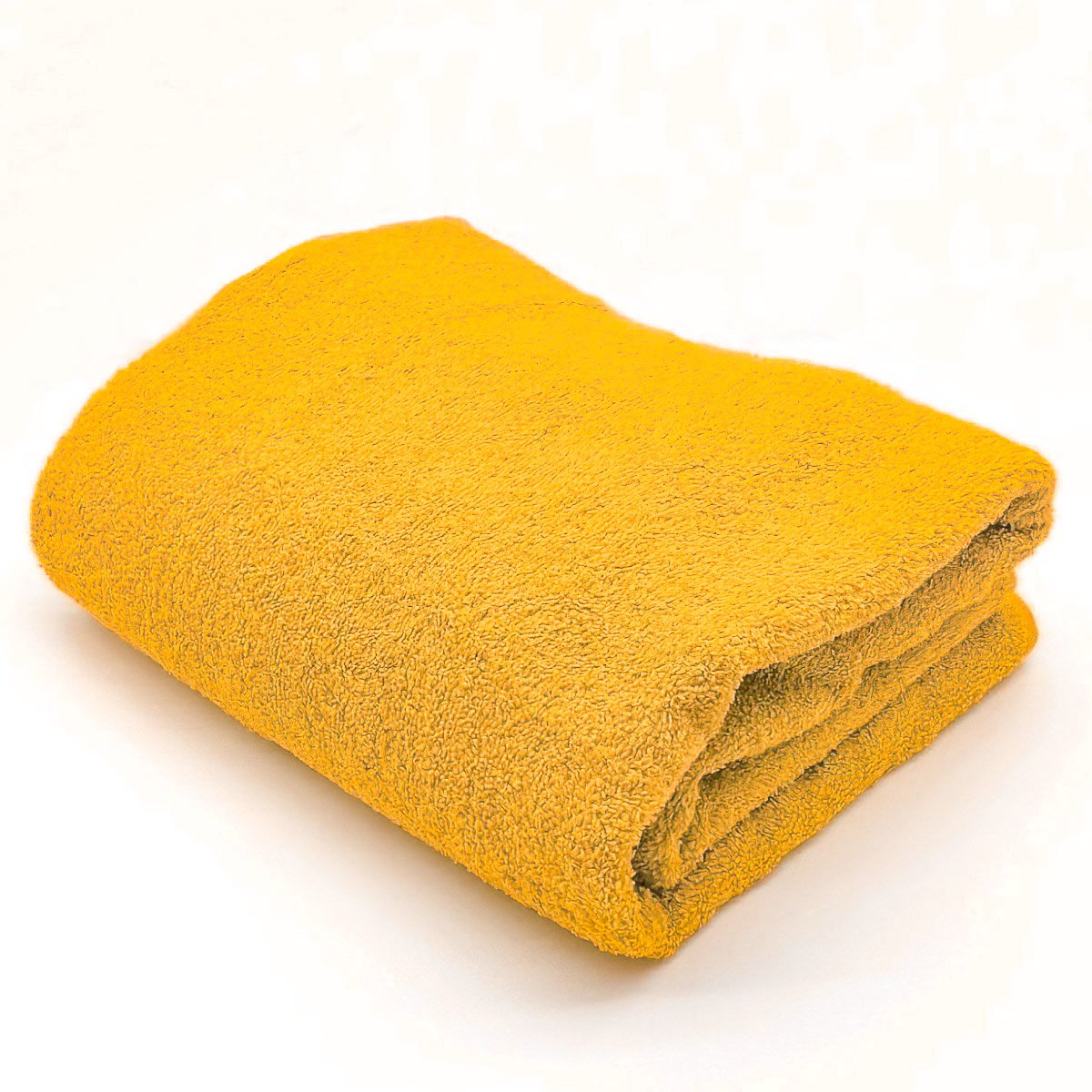 MyHouse plážová osuška BIG jednobarevná okrová, froté, 100x180cm