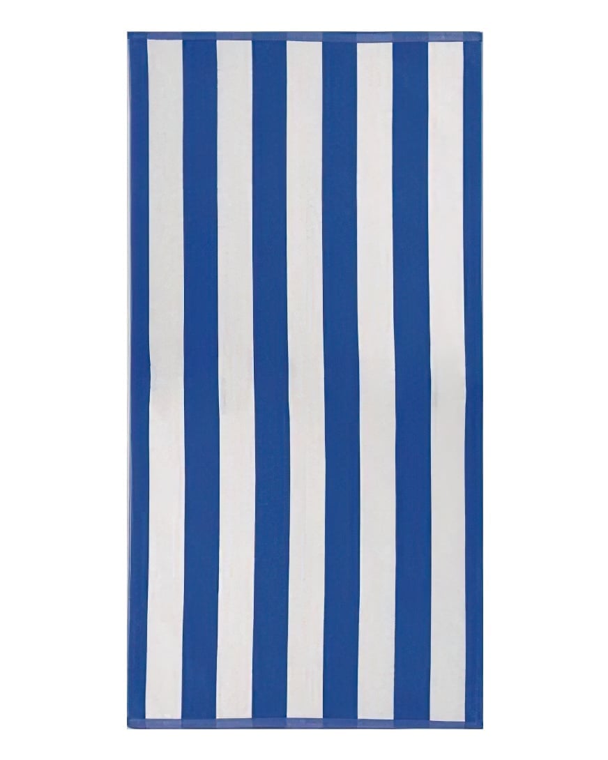 Avax plážová osuška KABANA, modré  pruhy, froté, 90x170cm