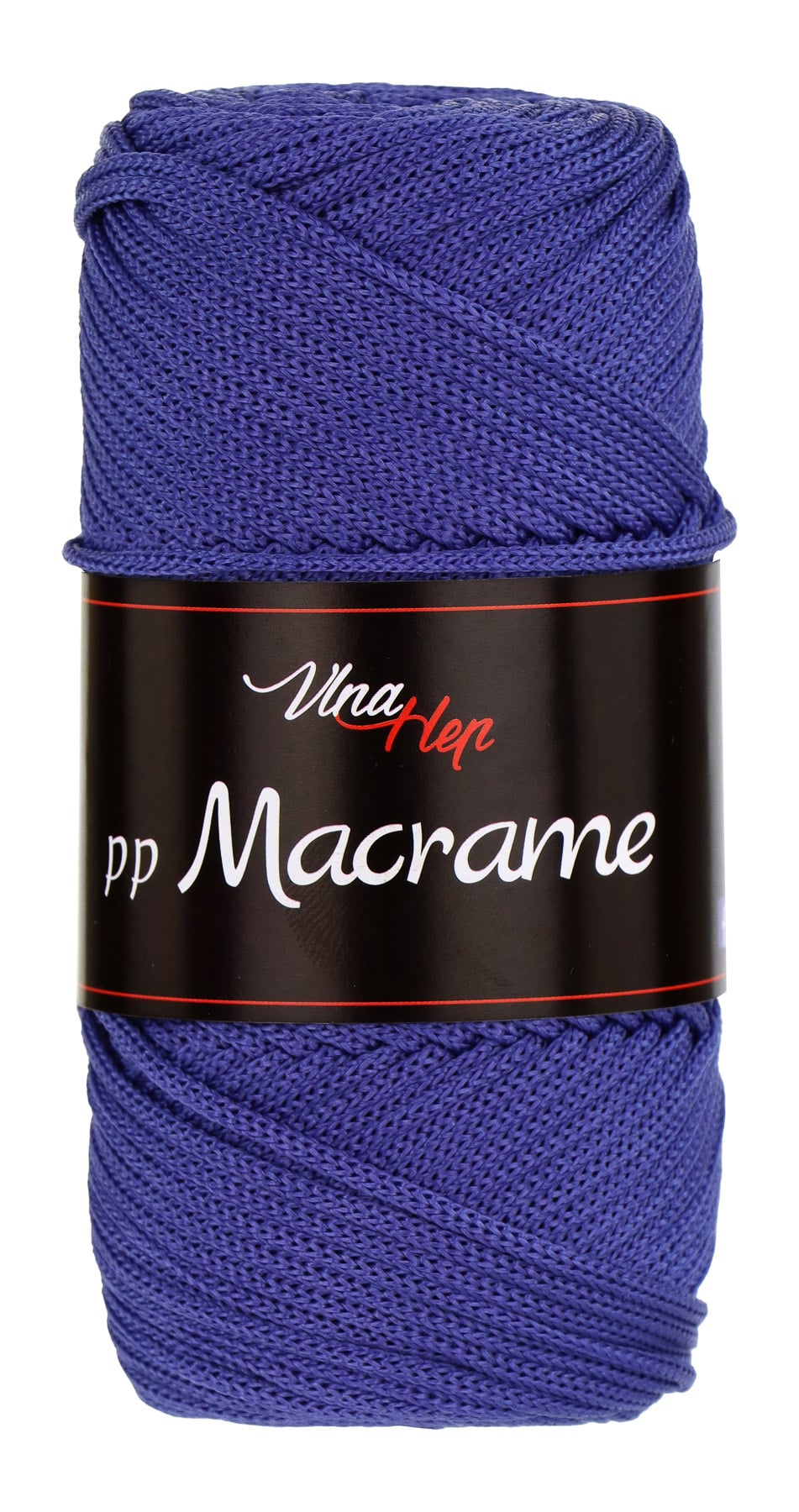 Pletací / háčkovací příze Vlna-Hep PP MACRAME 4108 fialová, jednobarevná, 100g/85m