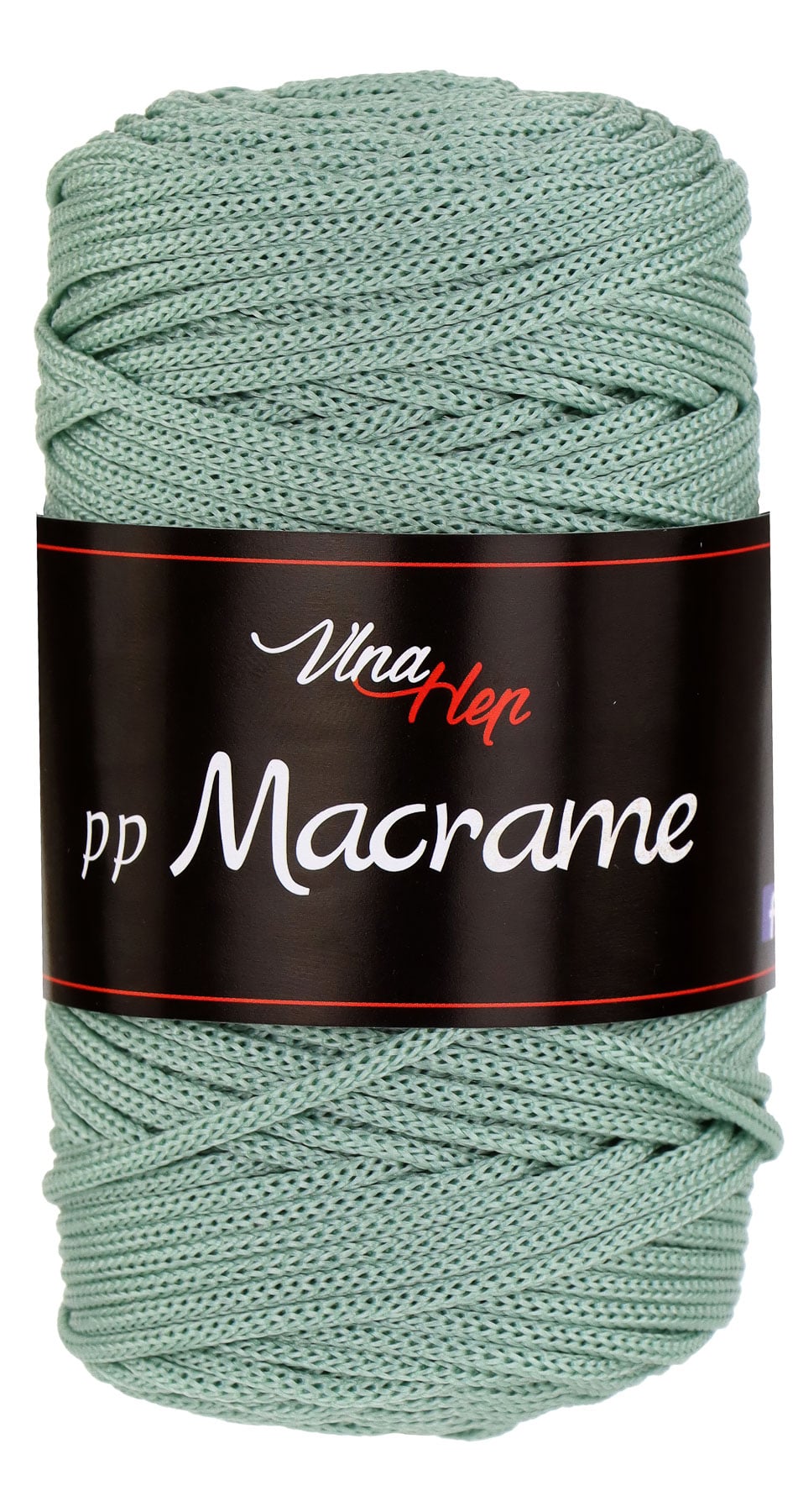 Pletací / háčkovací příze Vlna-Hep PP MACRAME 4134 mechově zelená, jednobarevná, 100g/85m