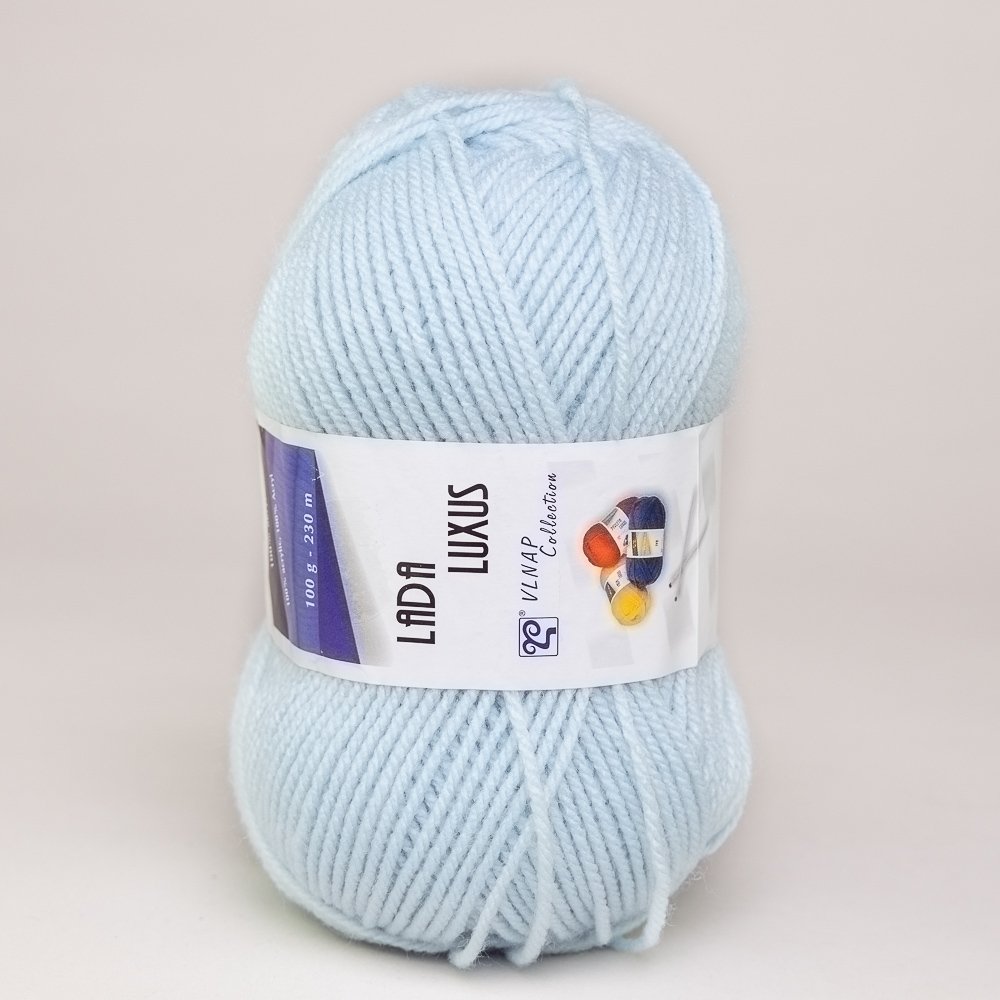 Pletací příze Vlnap LADA LUXUS 56220 světle modrá, klasická, 100g/230m