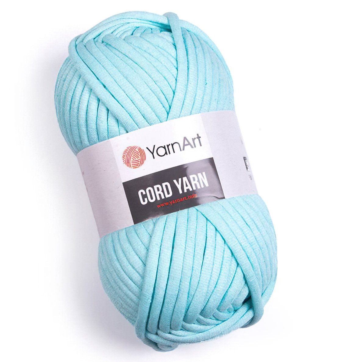 Pletací / háčkovací příze YarnArt CORD YARN 775 světle tyrkysová, jednobarevná 250g/73m