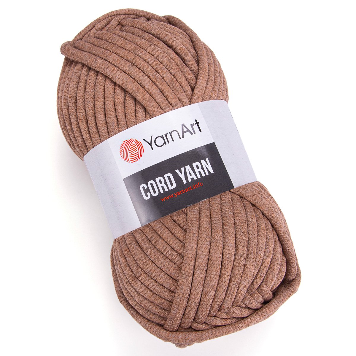 Pletací / háčkovací příze YarnArt CORD YARN 788 hnědá, jednobarevná 250g/73m