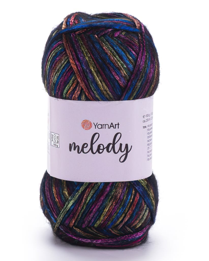 Pletací / háčkovací příze YarnArt MELODY 901 multikolor, efektní, 100g/230m