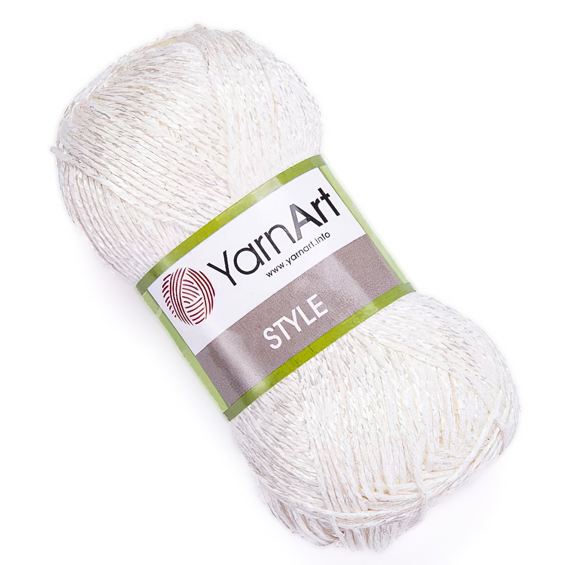 Pletací / háčkovací příze YarnArt STYLE 653 smetanová, jednobarevná, viskózová, 50g/185m