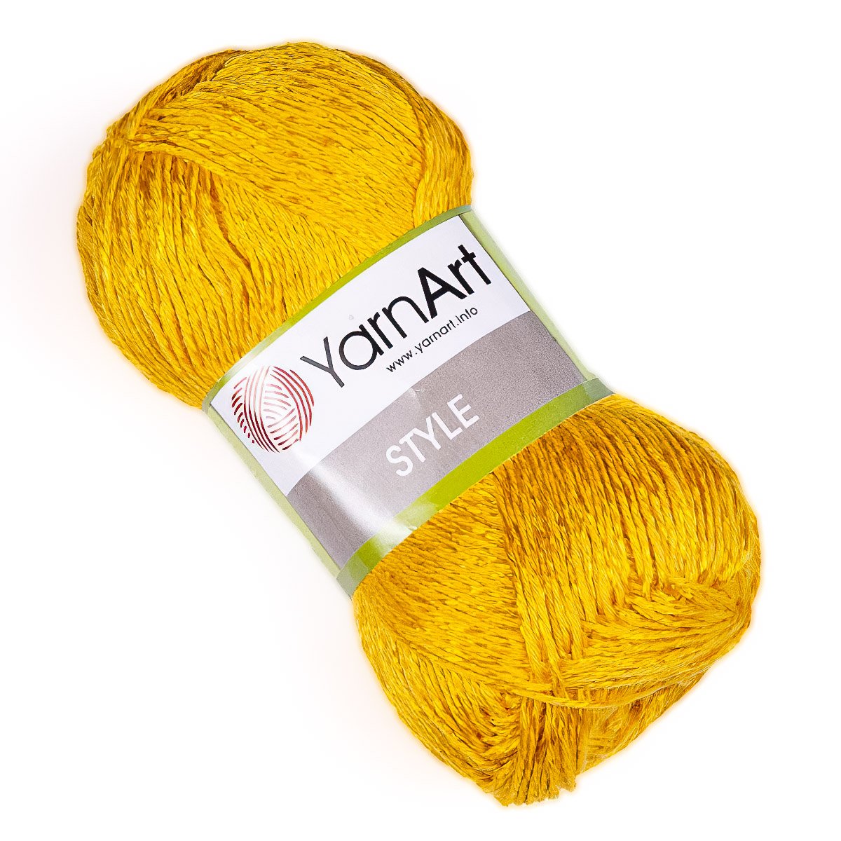 Pletací / háčkovací příze YarnArt STYLE 657 okrová, jednobarevná, viskózová, 50g/185m