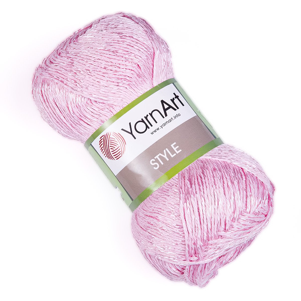 Pletací / háčkovací příze YarnArt STYLE 660 růžová, jednobarevná, viskózová, 50g/185m