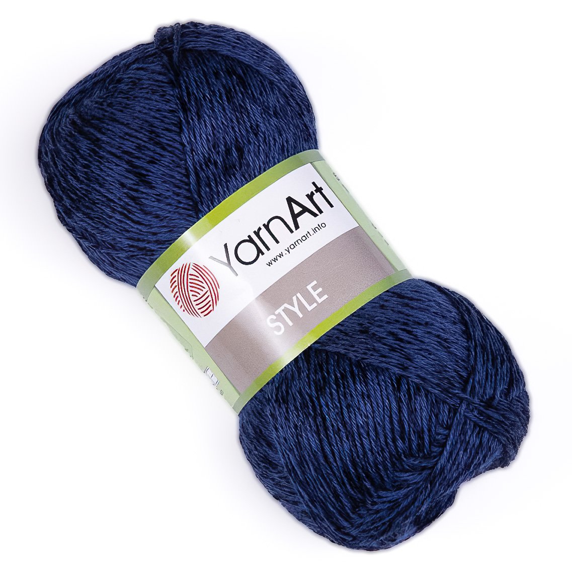 Pletací / háčkovací příze YarnArt STYLE 670 tmavě modrá, jednobarevná, viskózová, 50g/185m