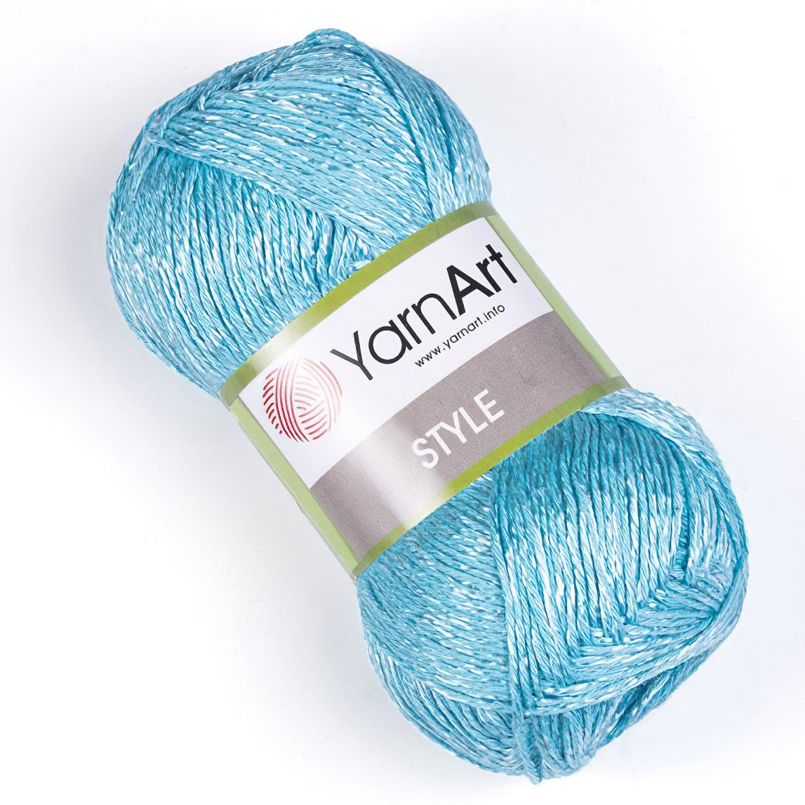 Pletací / háčkovací příze YarnArt STYLE 673 modrá, jednobarevná, viskózová, 50g/185m