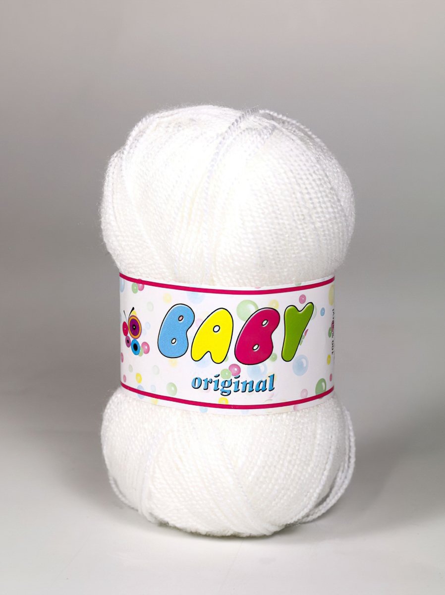 Pletací příze Storex BABY ORIGINAL 0040 modrá, klasická, 50g/220m