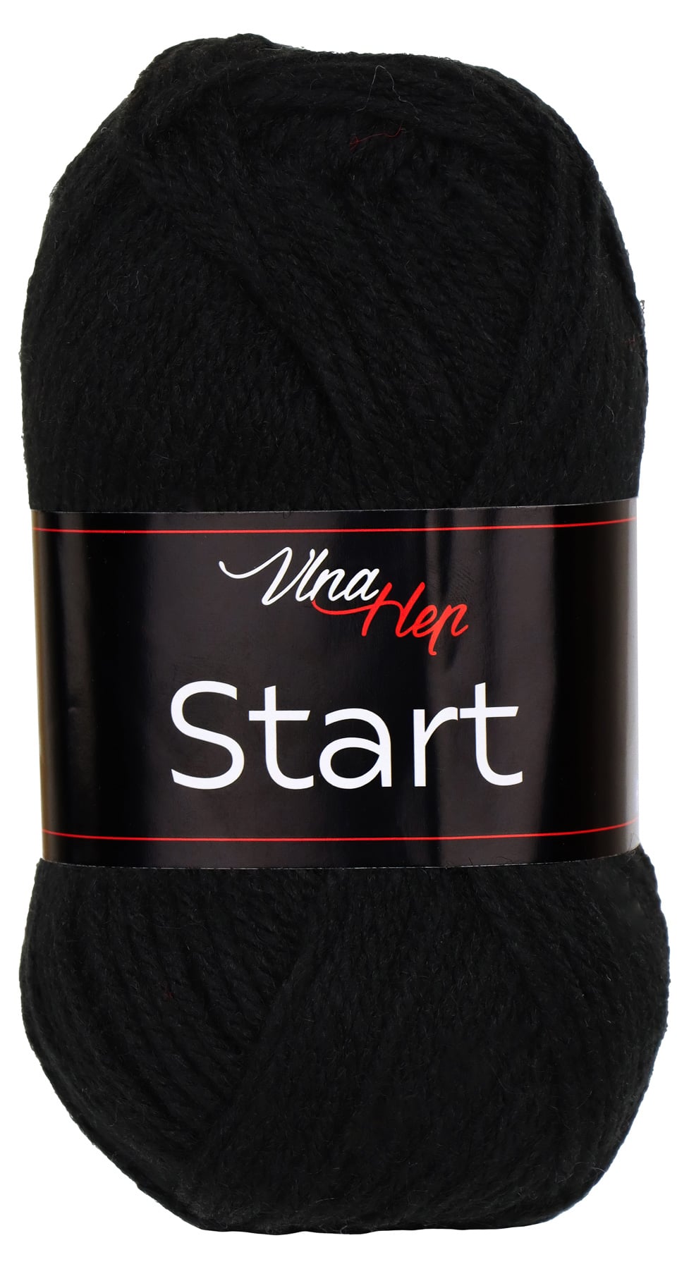 Pletací příze Vlna-Hep START 4001 černá, klasická, 50g/150m