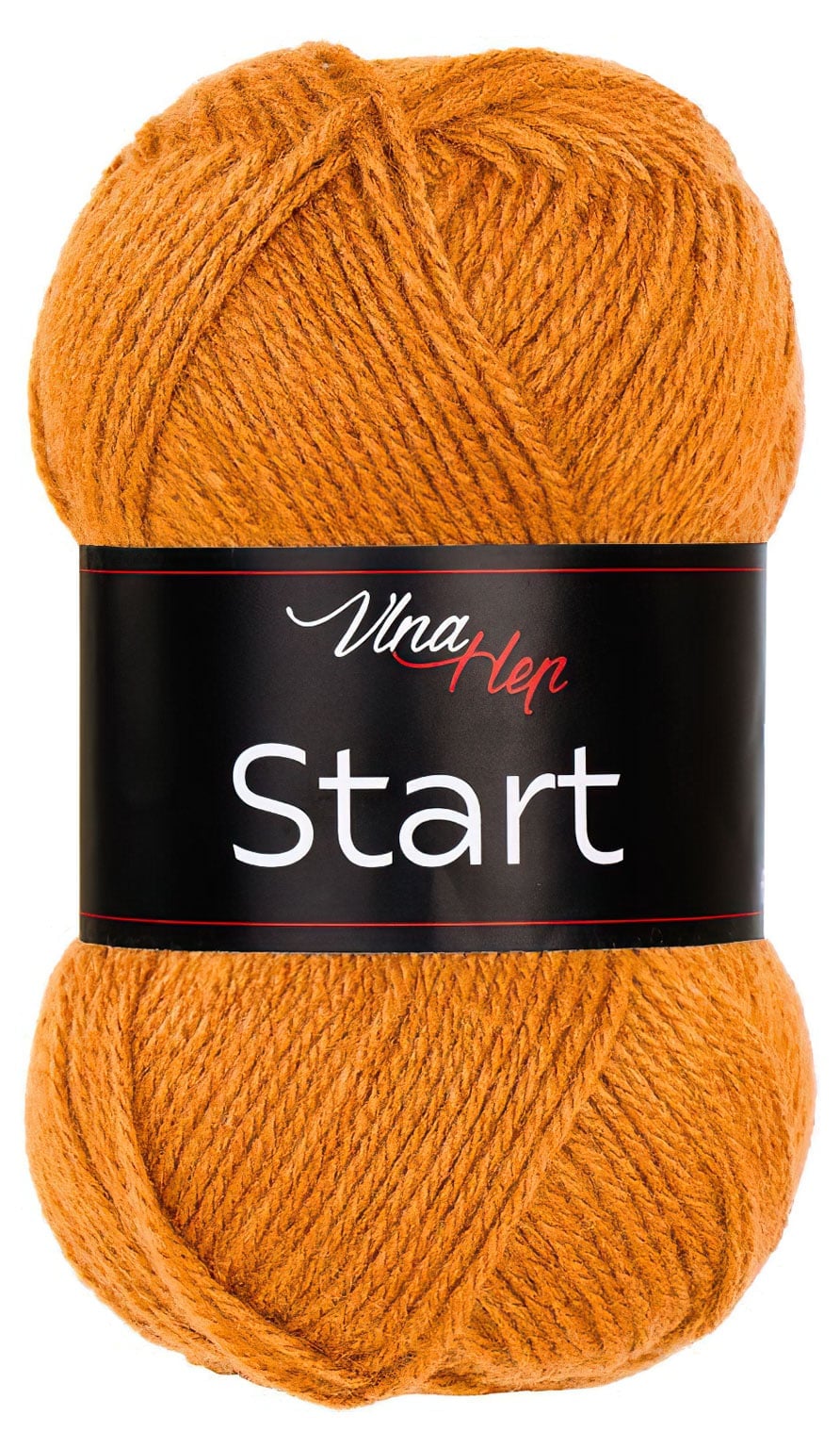 Pletací příze Vlna-Hep START 41050 tmavě hořčicová, klasická, 50g/150m