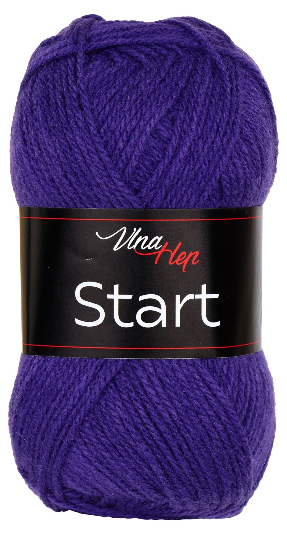 Levně Pletací příze Vlna-Hep START 41096 fialová, klasická, 50g/150m