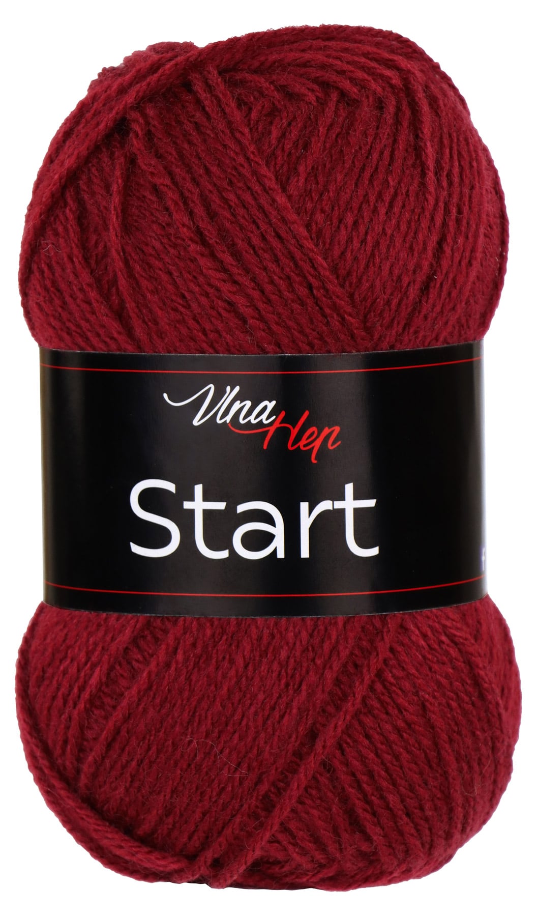 Pletací příze Vlna-Hep START 41136 bordó, klasická, 50g/150m