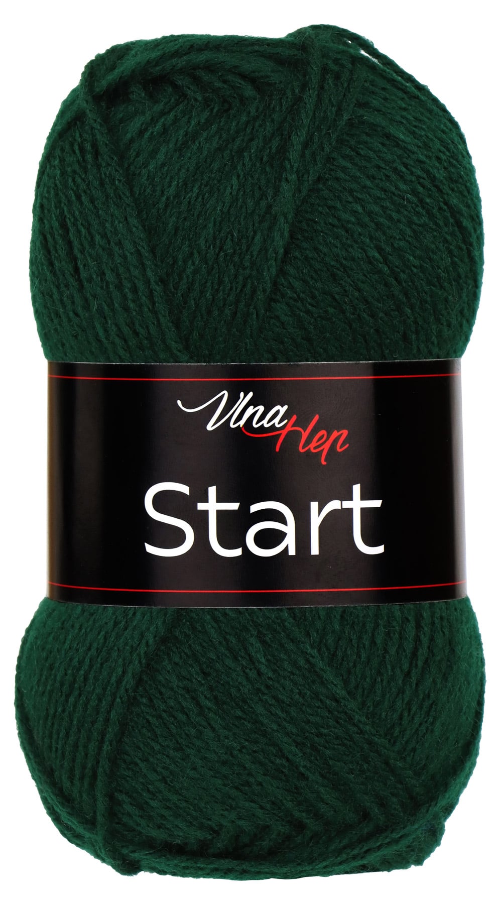 Pletací příze Vlna-Hep START 41234 tmavě zelená, klasická, 50g/150m