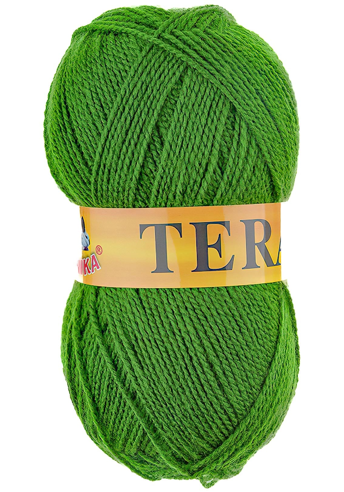 Pletací příze Vlnika TERA 061 zelená, klasická, 100g/310m