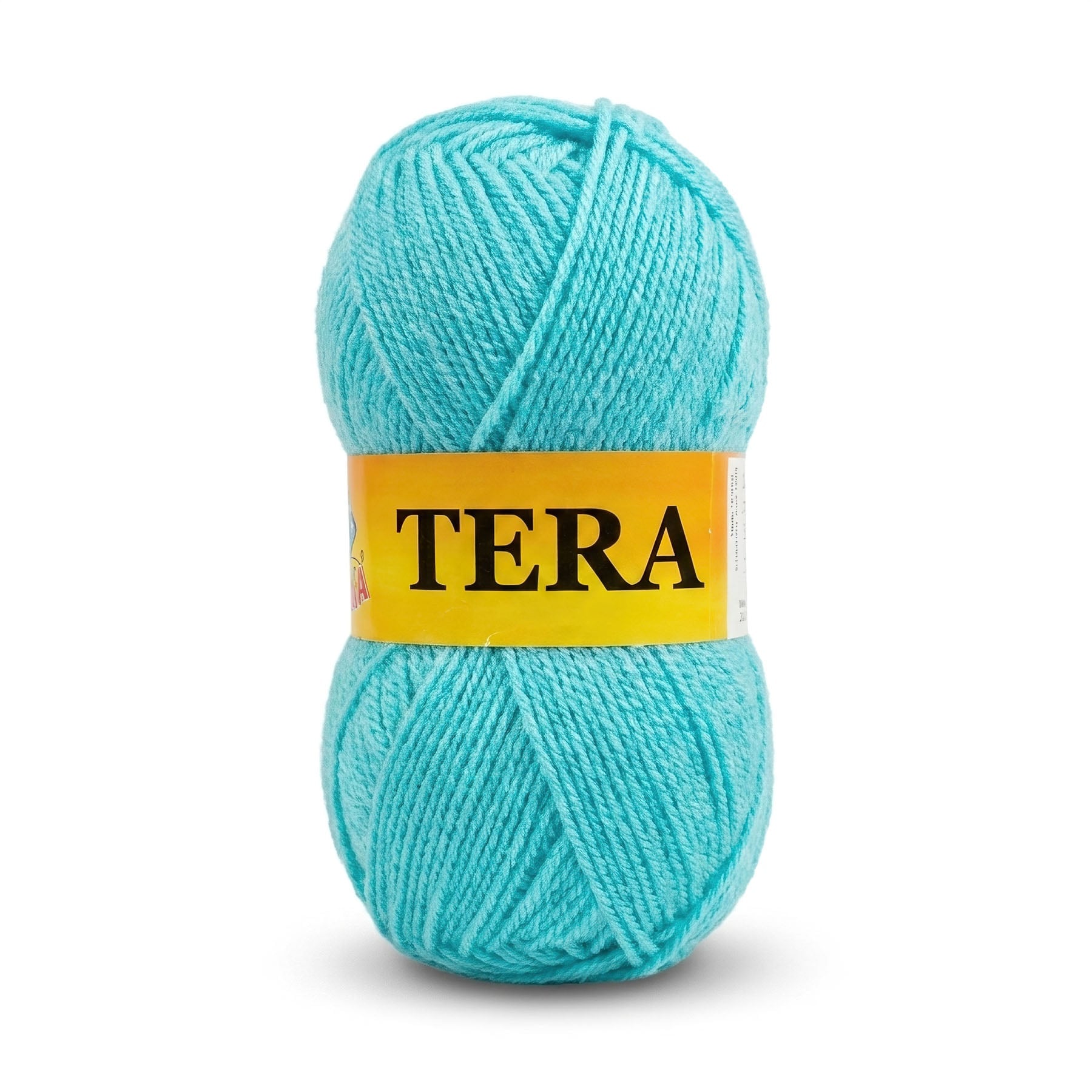 Pletací příze Vlnika TERA 23 tyrkysová, klasická, 100g/310m
