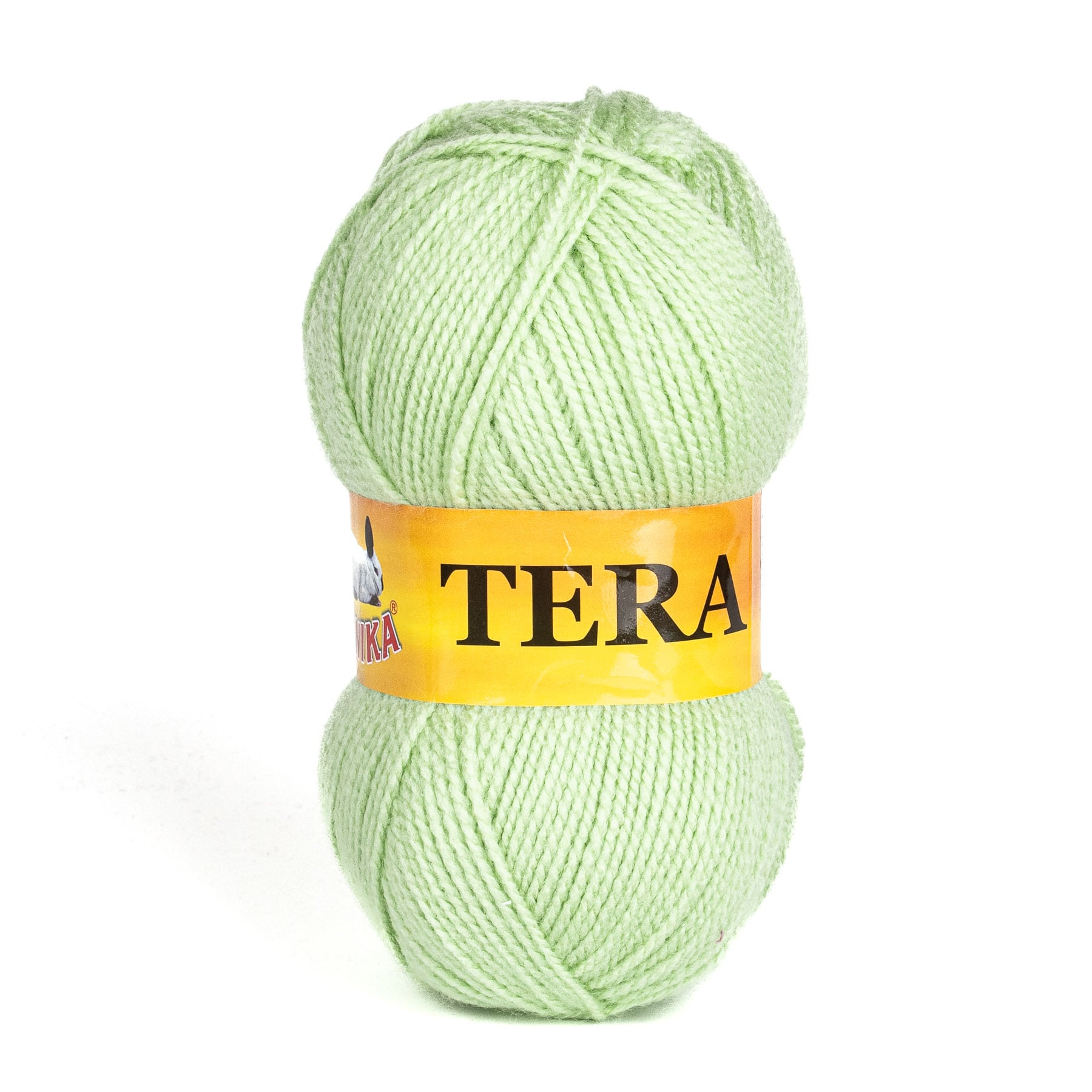 Pletací příze Vlnika TERA 57 světle zelená, klasická, 100g/310m