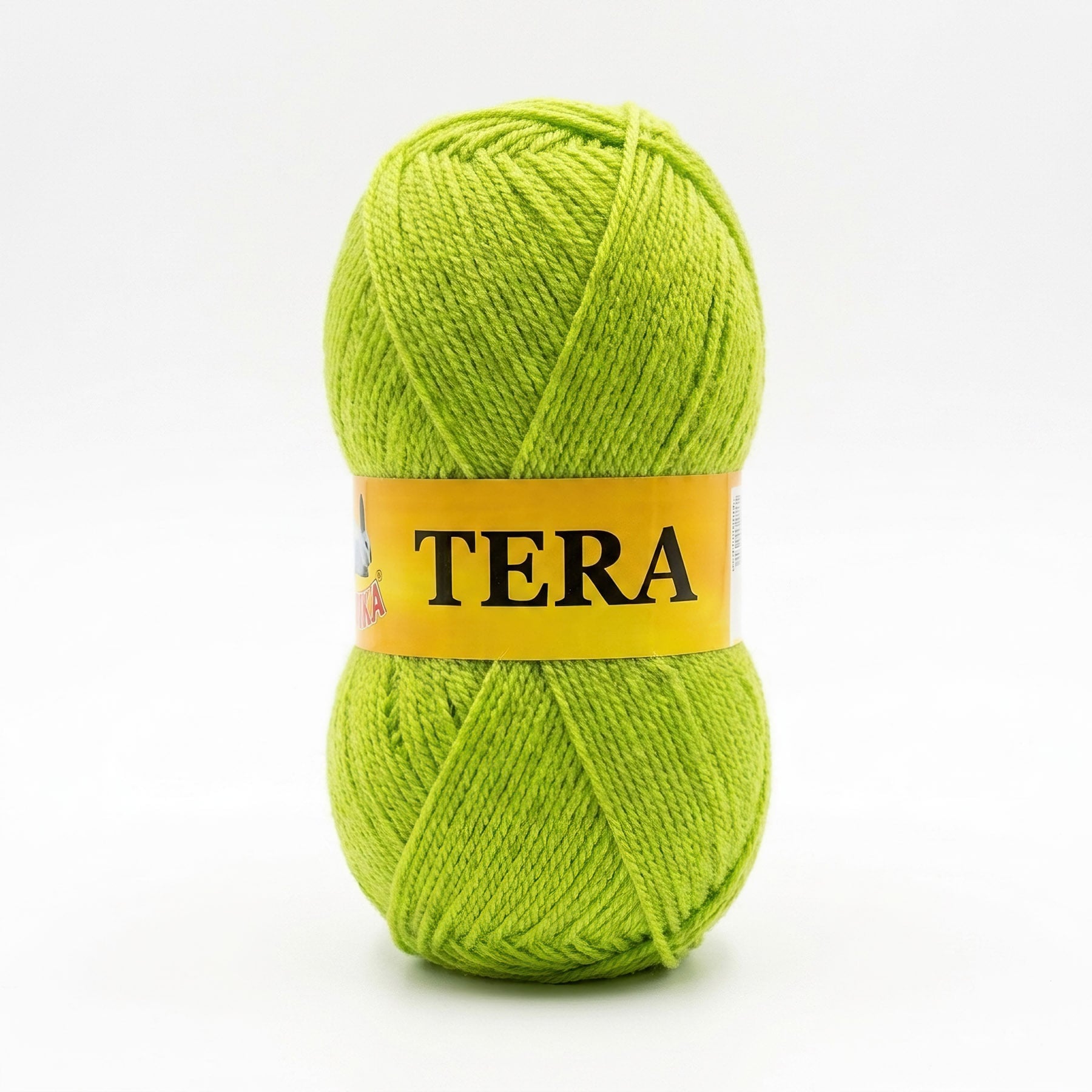 Pletací příze Vlnika TERA 96 zelená, klasická, 100g/310m
