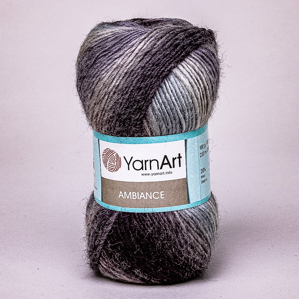 Pletací příze YarnArt AMBIANCE 151 šedo-béžová, melírovaná, 100g/250m