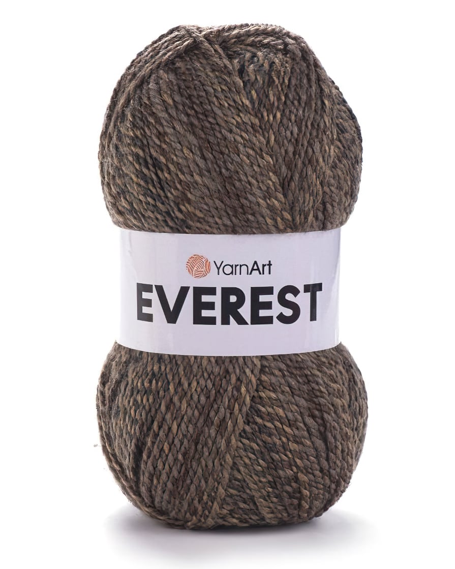 YarnArt pletací příze YarnArt EVEREST 7028 hnědá, melírovaná, 200g/320m