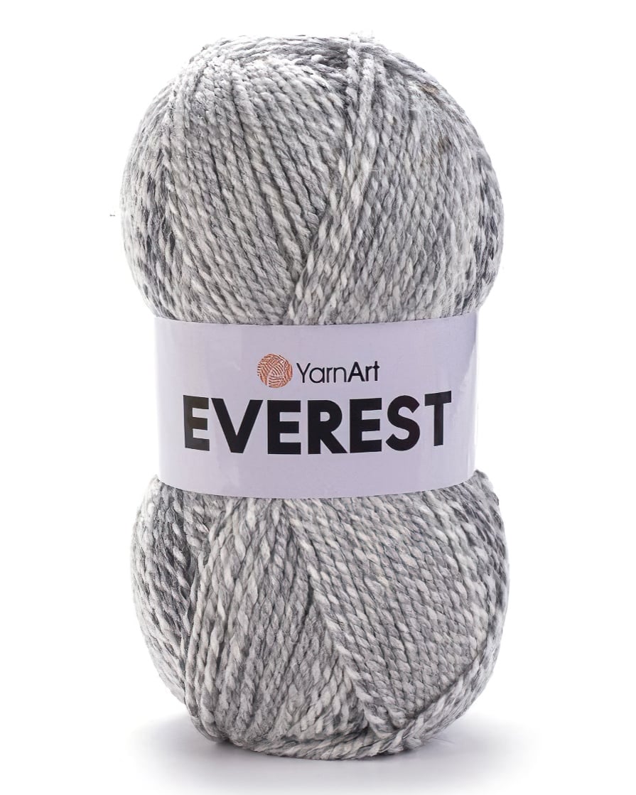 YarnArt pletací příze YarnArt EVEREST 7035 šedá, melírovaná, 200g/320m