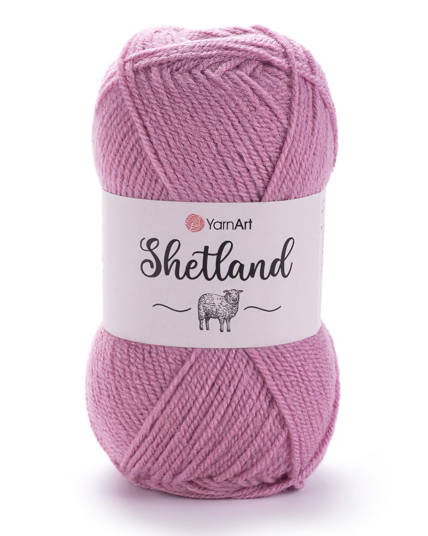 YarnArt pletací příze YarnArt SHETLAND 508 starorůžová, klasická 100g/220m