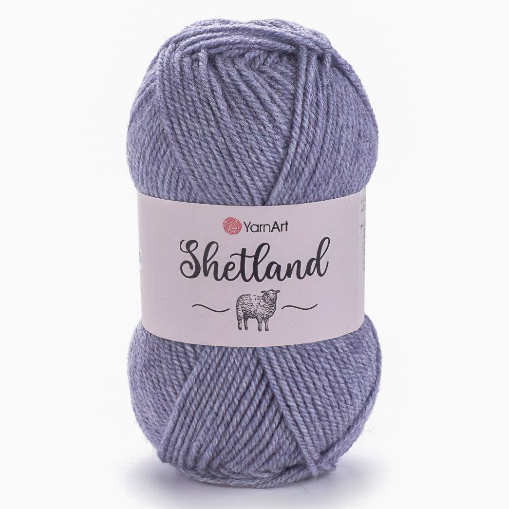 Levně YarnArt pletací příze YarnArt SHETLAND 515 šedomodrá, klasická 100g/220m
